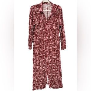 Reformation Brighton Button Down Shirt
Dress Kendie Red Print NWT